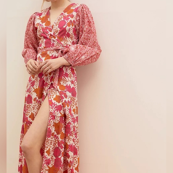 Flavia Wrap Maxi Dress - Picture 6 of 9